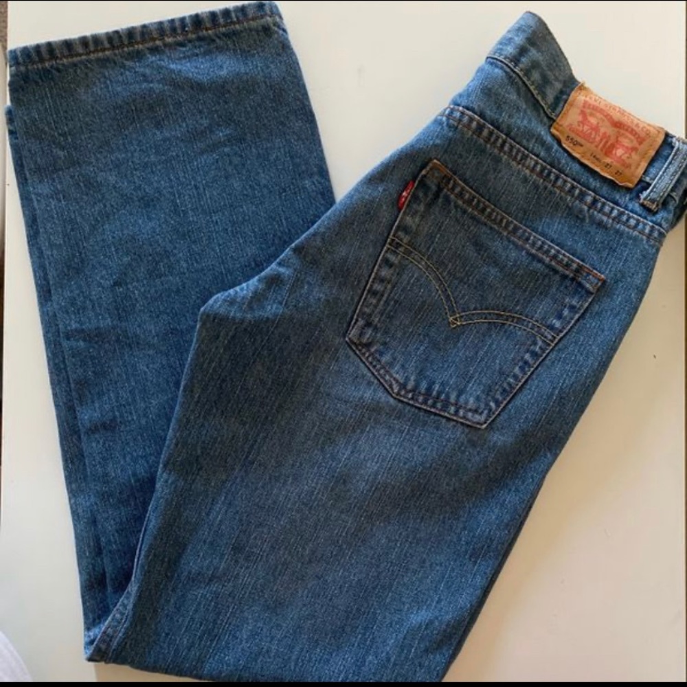 Vintages Levi’s 505 low wasted relaxed jeans